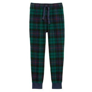 Old Navy Flannel Green Black Plaid Jogger Pajama Lounge Pants Womans XLT JJ1157